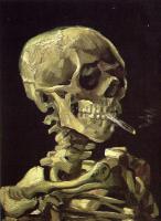 Gogh, Vincent van - Skull with Burning Cigarette between the Teeth